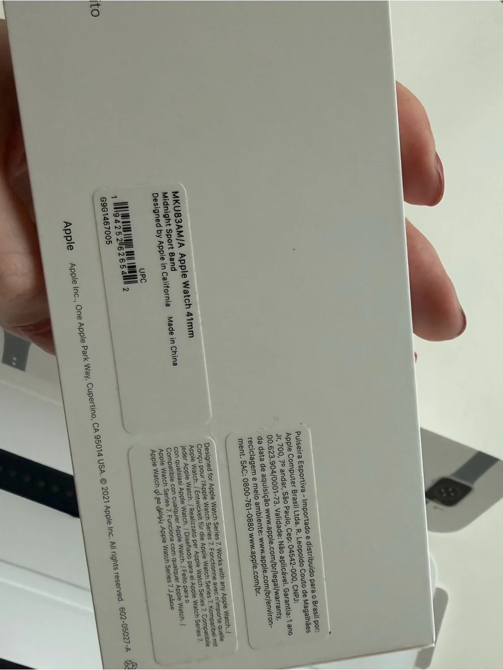 Apple Navy Sport Band for Apple Watch 41mm